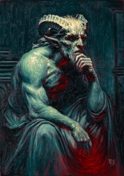 The Devil on His Throne